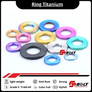 TitaniumRing M6, M8, M10 Grade 5 Titanium Material Ti-6Al-4V