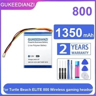 High-Capacity 1350Mah Headset Battery For Turtle Beach Elite 800 Wireless Gaming