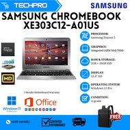 Samsung Chromebook XE303C12-A01US, Exynos 5 Dual Processor 1.7GHz, 2GB RAM 16GB eMMC SSD ChromeOS