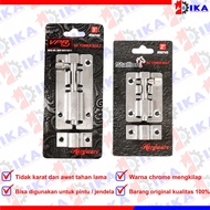 Grendel slot pintu besi kayu 2 inch / 5 cm stainless stainles kuat mrh