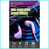 ▴ ❖ ✅ Bavin Music universal earphones With Microphone headset 3d Stereo sound HX850
