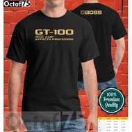 BOSS GT100 guitar effects T-SHIRT / GUITARIST T-SHIRT / GUITAR EFFECT T-SHIRT MEN'S CLOTHING