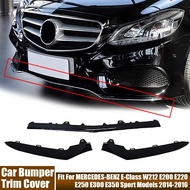 Front Bumper Protective Trim Cover Kit Car Accessories Fit For MERCEDES-BENZ E-Class W212 E200 E220 
