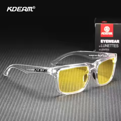 New KDEAM Brand Large Size Men Polarized Sunglasses Photochromic Oversized Sun Glasses Fashion Women