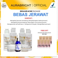 BY07 AURA BRIGHT REGULER ACNE PACKAGE SKINCARE PAKET UNTUK KULIT