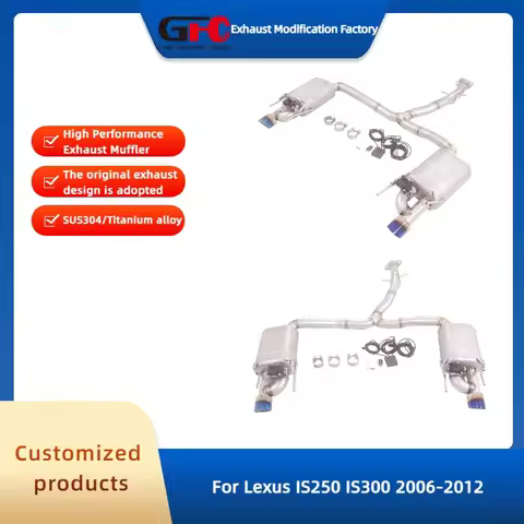 GFC Valvetronic Exhaust Pipe for Lexus IS250 IS300 2006-2012 High-Performance Stainless Steel Valve