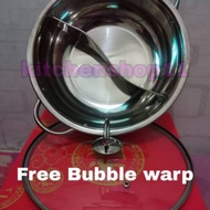 Shabu Shabu pan 28cm 2-separated pan/ with glass lid Suki pan 28cm hot pot with glass lid 28cm