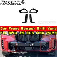 For BMW X5 G05 M60 2023 Car Front Bumper Grill Vent For BMW X5 G05 M60 Bumper Side Splitter Air Vent