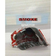 BOGO VISOR TINTED DARK GREY SMOKE BIKKO VISOR PELANGI GOLD BLUE SILVER