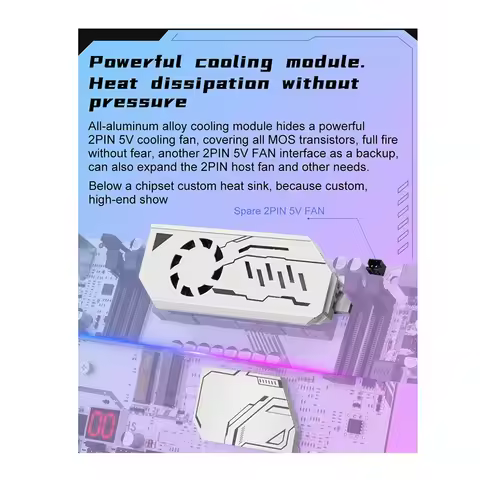 B17CC X99 K9 Motherboard LGA 2011-3 VRM Fan Cooling Supports 4X DDR4 RAM Supports Xeon E5 V3/V4 seri