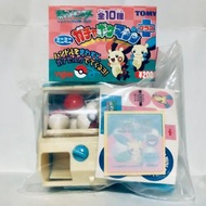 👹絕版 中古 99% 新 YUJIN / TAKARA TOMY 扭蛋 POKÉMON CAPSULE STATION 寵物小精靈 扭蛋機 (MINUN 負電拍拍) 1種 貼紙未貼 可扭出扭蛋 POK
