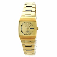 [Powermatic] Seiko SYM632J1 Made In Japan Seiko 5 Automatic Square Analog 21 Jewels Gold Tone Stainless Steel