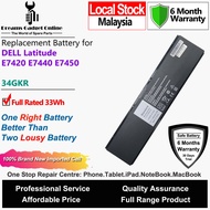 DELL Laptop Battery 34GKR 33Wh for Dell Latitude E7420 E7440 E7450