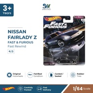 Hot Wheels Premium Fast & Furious Nissan Fairlady Z Fast Rewind