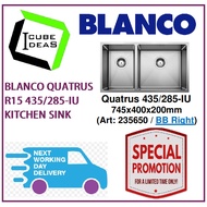 BLANCO Quatrus 435/285-IU Undermount Sink