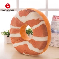 MOODCOME Pillow Doughnut 40cm Christmas Nap Pillow Pillow Cover Stuffed Toy Sofa Donut Stuffed Toys