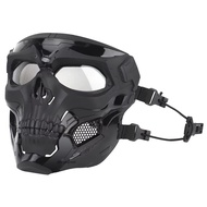 Skull Tactical Mask for Halloween Party & Games - Tactical Gear Compatible with FAST Helmets