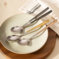 DXL Tableware Fine Dining Cutlery 304 Stainless Steel Spoon Fork Household Korean Style Spoon Fork