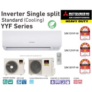 Mitsubishi Heavy Industries 1.0HP/1.5HP/2.0HP R32 Inverter YYF Series | SRK10YYF-W4/SRK13YYF-W4/SRK1