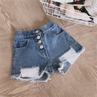 Kids Shorts Cotton Shorts Denim Shorts Casual Shorts Girl Ripped Shorts