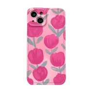 Sunflower Pendant Case สำหรับ iPhone15promax สีสันถักเชือกโทรศัพท์กรณีสำหรับ iPhone13Pro เต็มหน้าจอท