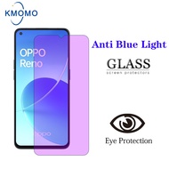 Anti Blue Light Ray Tempered Glass OPPO Reno 11F 5G 8T 4G 8 Pro 8z 7 7z 6z 6 5z 5 5F 4 3 2 2z 2F 10x Zoom Screen Protector