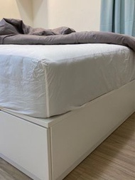 IKEA白色單人床單