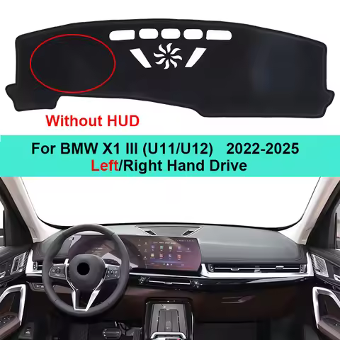 For BMW X1 III (U11/U12) 2022 2023 2024 2025 Car Dashboard Cover Dash Board Mat Carpet Dashmat Pad S
