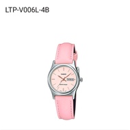 Official Warranty Casio Ladies Watch LTP-V006L-4B Analogue Leather Watch Jam Tangan Wanita W LTP-V006L-4 MTP-V006L V006