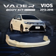 ชุดแต่งรถยนต์รอบคัน หน้า หลัง ข้าง VIOS 2013-2016 ทรง WORRIOR งานไทยเข้ารูปติดตั้งง่ายพลาสติก ABS(งา
