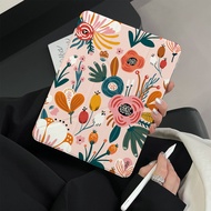 Oil painting graffiti case iPad pro 11 Side-stick Y-fold protective mini6 gen5/6 air6 gen11