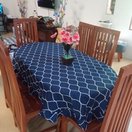 TAPLAK MEJA MAKAN KAIN KATUN MODEL RUMBAI ANEKA MOTIF PERLENGKAPAN DEKORASI RUMAH