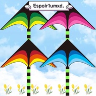 IESPOIR1UM Delta Kites, Easy to Fly Large 1.1m Kid Adult Kite, Durable with 100M Kite Line Long Tail
