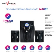 Advance Speaker Bluetooth Xtra Bass Subwoofer - M10BT advance garansi resmi