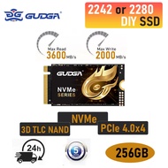 GUDGA 256GB NVMe PCIe4.0x4 M.2 2242 SSD โซลิดไดรฟ์ภายในประสิทธิภาพสูง M2 NVMe SSD ความเร็วสูงสุด 360