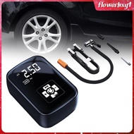[Flowerhxy1] Portable Car Auto Electric Air Air Pump with 3 Adaptors Power for Car Pool Toys Multipurpose