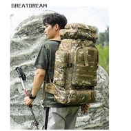 80L Oxford Cloth Hiking Backpack - Men's Mountaineering and Camping Bag