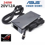 Asus laptop charger 20V 12A 240W power for ROG Zephyrus S15 GX502 G15 GA503 ROG Strix G17 G713