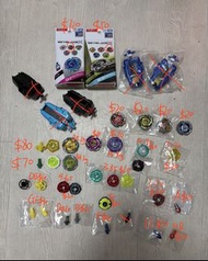 平清❗️全新港版爆旋陀螺X BeybladeX紫色銀狼 散件  Cx17 Ux00天馬 紅天馬 神杖 薯片龍 Lo軸 女武神旋風發射器 簡易固鎖 大量軸心固鎖 大量旋風發射器 左迴旋右迴旋