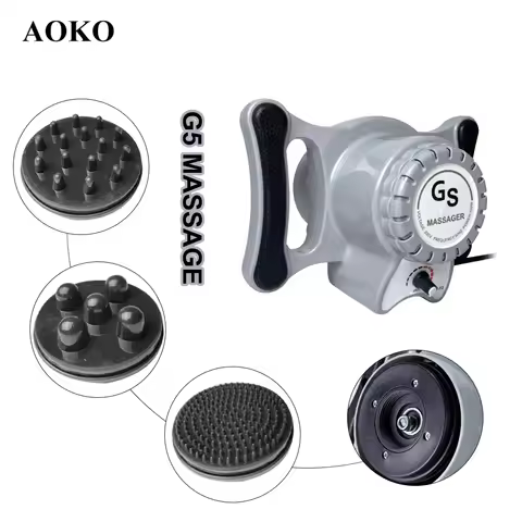 AOKO Portable G5 Vibration Massage Machine High Frequency Anti Cellulite Muscle Relieve Device Body 