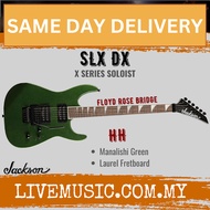 Jackson X Series Soloist SLX DX Electric Guitar, Laurel FB, Manalishi Green