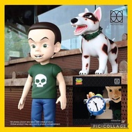 特價超巨大 60 cm HEROCROSS 阿薛 台灣獨家限定版 另送阿薜鬧鐘 SID Figure Toy Story medicom bearbrick  hottoys  搪膠 大膠 labub