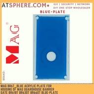 MAG BR6T_Blue Acrylic Plate for Housing Lock of MAG Guardhouse Security Barrier Gate BR618T BR630T B