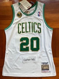 (AU 落場版）NBA Mitchell & Ness Boston Celtics Ray Allen 2008 Authentic Jersey 冠軍球衣 size M