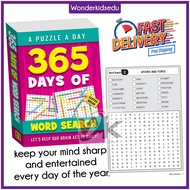 365 Word Search Puzzles Word Search Book for Adults Word Game Brain Boosting Puzzle Book Activities