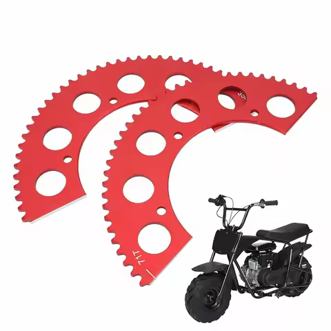 #35 Chain 71T Split Sprocket Aluminum For Predator 212cc 196cc 6.5hp 7.0hp Parts Electric Motorcycle