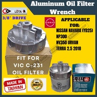Oil Filter Wrench for Vic C-231 Nissan Navara YD25 NP300 NV350 Urvan Terra 2.5.