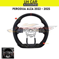 PERODUA ALZA 2022 - 2025 CARBON STEERING ALZA STEERING PERODAU STEERING PERODUA CARBON STEERING PERO