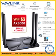 Wavlink เราเตอร์ AX3000 Wi-Fi 6เราเตอร์802.11ax ไร้สายกิกะบิตตาข่ายรองรับ160MHz และ IPv6 | MU-MIMO |