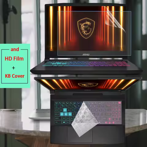 For 2025 New MSI Katana 15 HX B14W Keyboard Film Laptop Screen Film High Definition Anti-Blue Light 